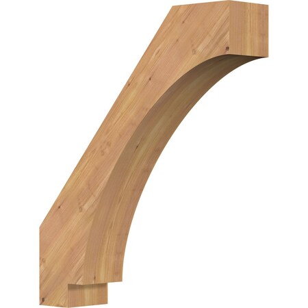 Ekena Millwork 5 1/2"W x 24"D x 28"H Imperial Smooth Knee Brace, Western Red Cedar BRC06X24X28IMP00SWR